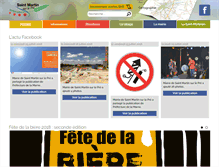 Tablet Screenshot of mairie-saintmartinsurlepre.fr